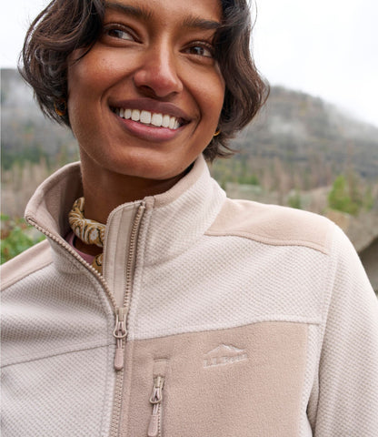 L.L.Bean Women's Wind Challenger Fleece Jacket Carbon Navy