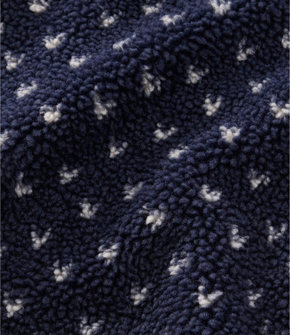 L.L.Bean Women's Bean's Sherpa Fleece Jacket, Print Fig Birdseye