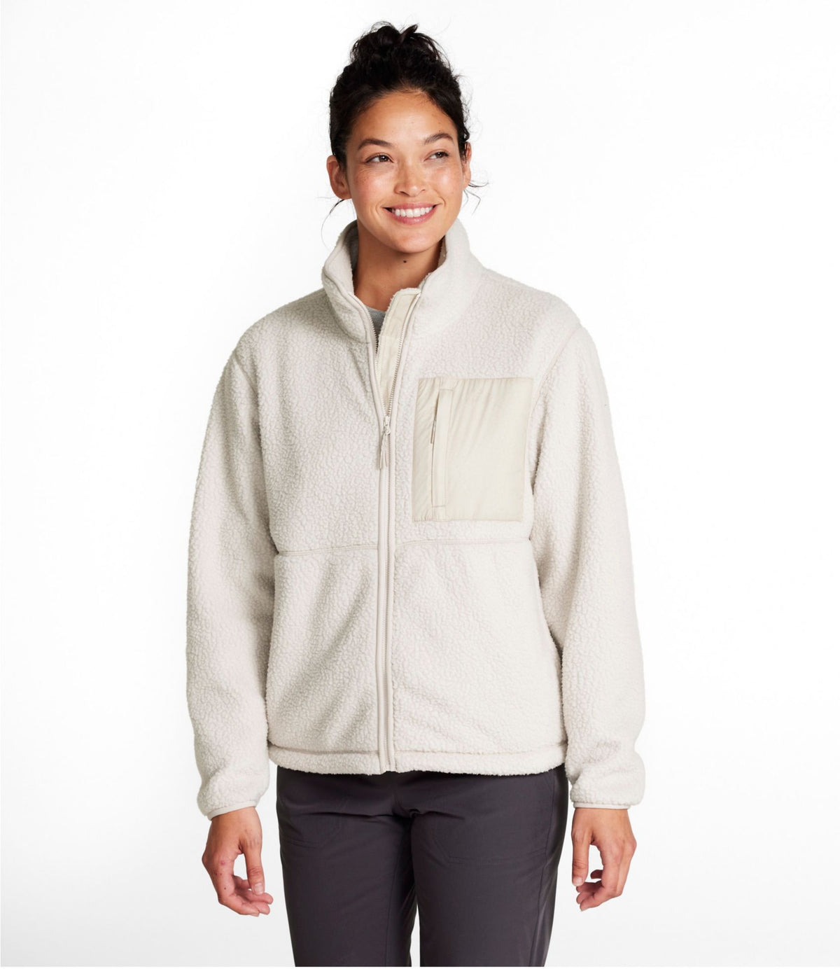L.L.Bean Women's Mountainside Fleece Jacket Shore