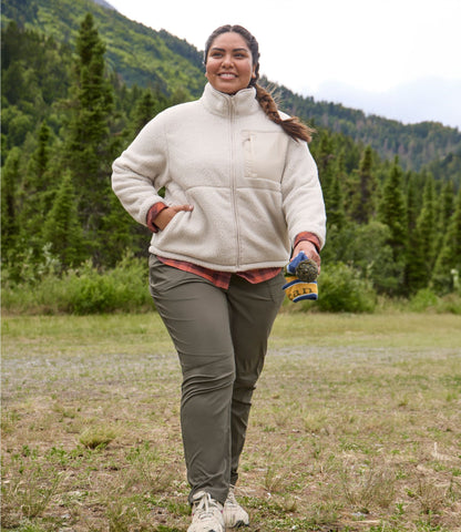 L.L.Bean Women's Mountainside Fleece Jacket Shore