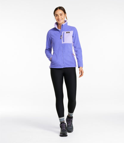 L.L.Bean Women's Mountain Classic Windproof Fleece Jacket Natural/Bone