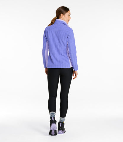 L.L.Bean Women's Mountain Classic Windproof Fleece Jacket Natural/Bone