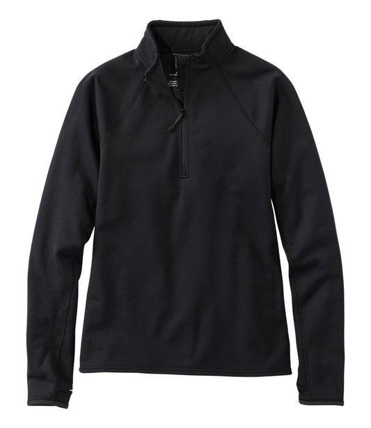 L.L.Bean Women's Primaloft ThermaStretch Fleece 1/4 Zip Pullover
