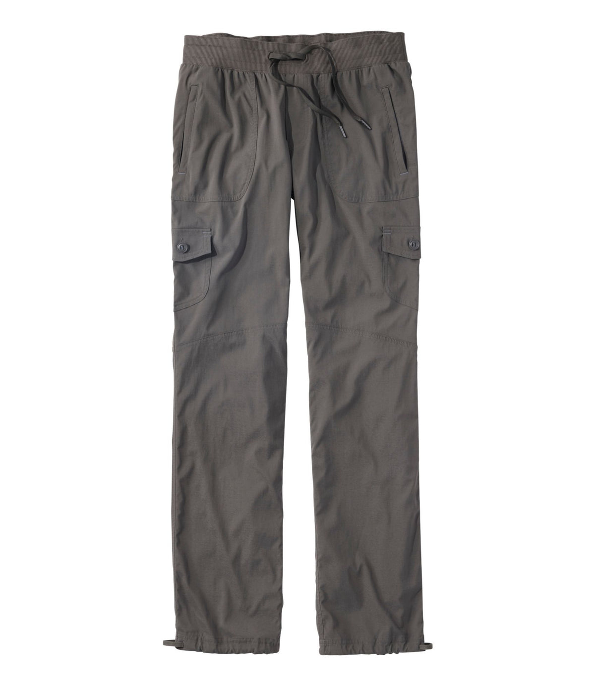 L.L.Bean Women's Vista Camp Pants, Straight-Leg Cargo Dark Taupe