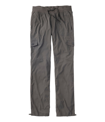 L.L.Bean Women's Vista Camp Pants, Straight-Leg Cargo Dark Taupe