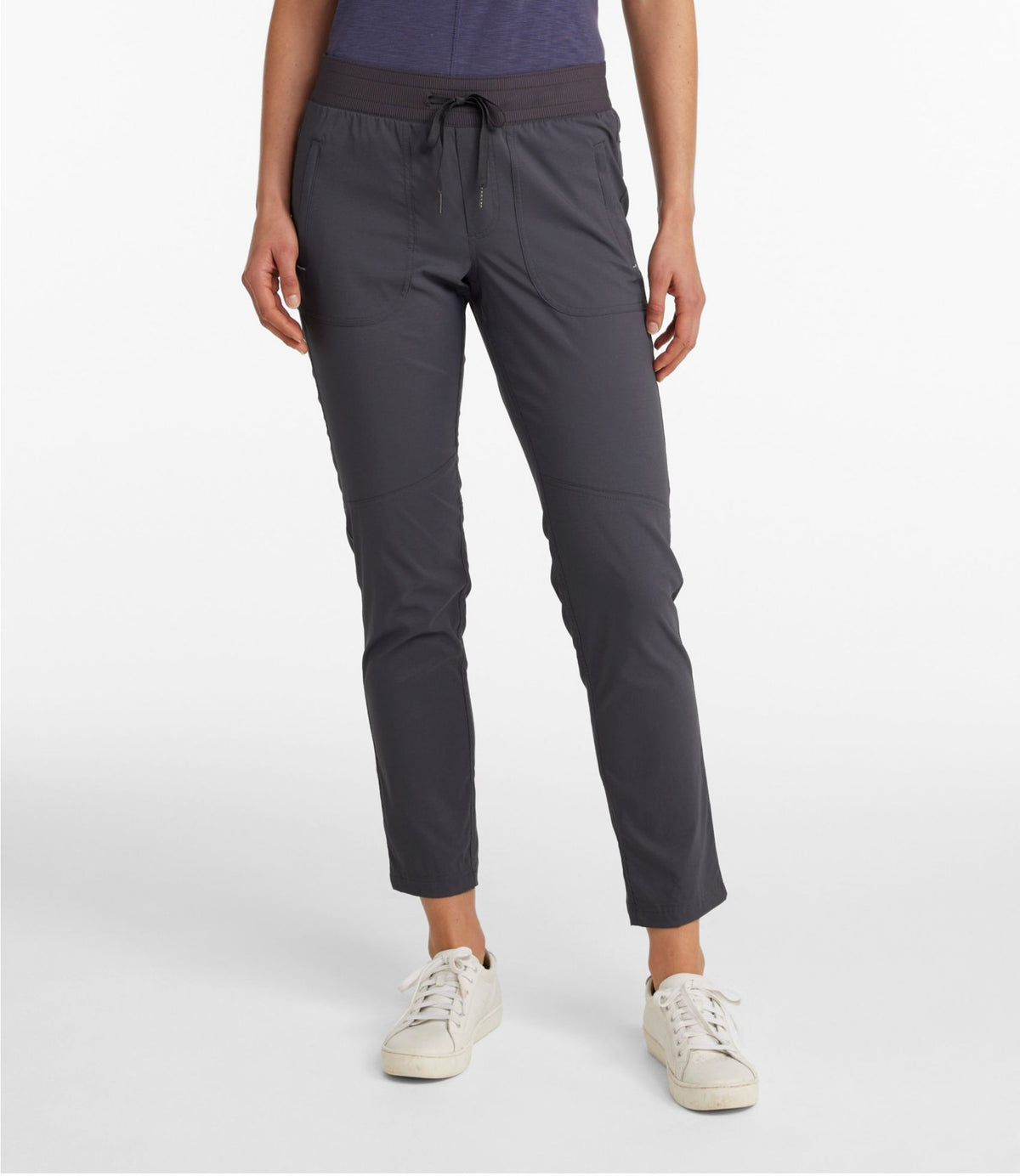 L.L.Bean Women's Vista Camp Pants, Slim-Leg Dark Taupe