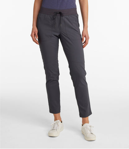 L.L.Bean Women's Vista Camp Pants, Slim-Leg Dark Taupe