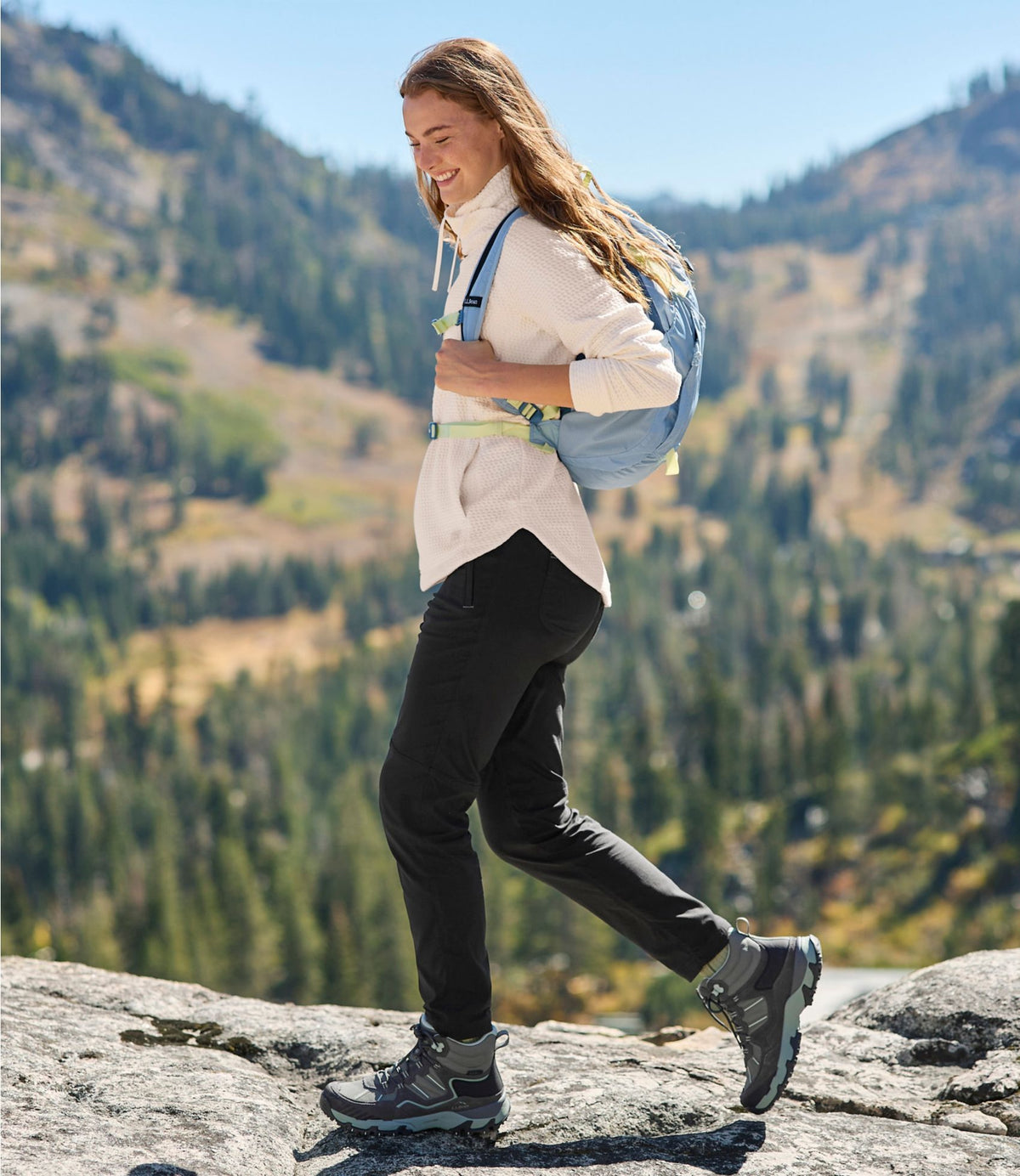 L.L.Bean Women's Vista Camp Pants, Slim-Leg Dark Taupe