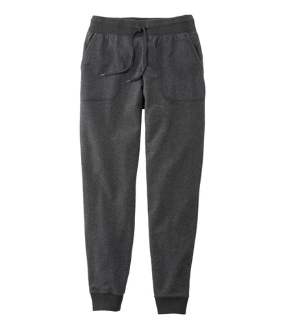 L.L.Bean Women's Ultrasoft Sweats, Drawstring Jogger Charcoal Heather