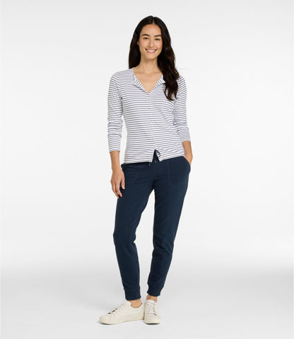 L.L.Bean Women's Ultrasoft Sweats, Drawstring Jogger Charcoal Heather