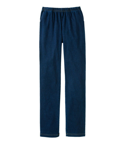 L.L.Bean Women's Perfect Fit Pants, Denim Original Tapered Leg Indigo Denim