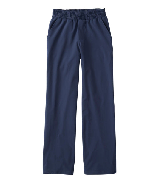 L.L.Bean Women's VentureStretch Pants, Wide Leg Classic Navy