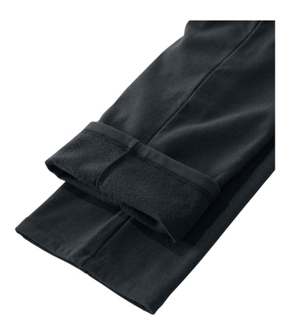 L.L.Bean Women's Perfect Fit Pants, Fleece-Backed Straight-Leg Classic Navy