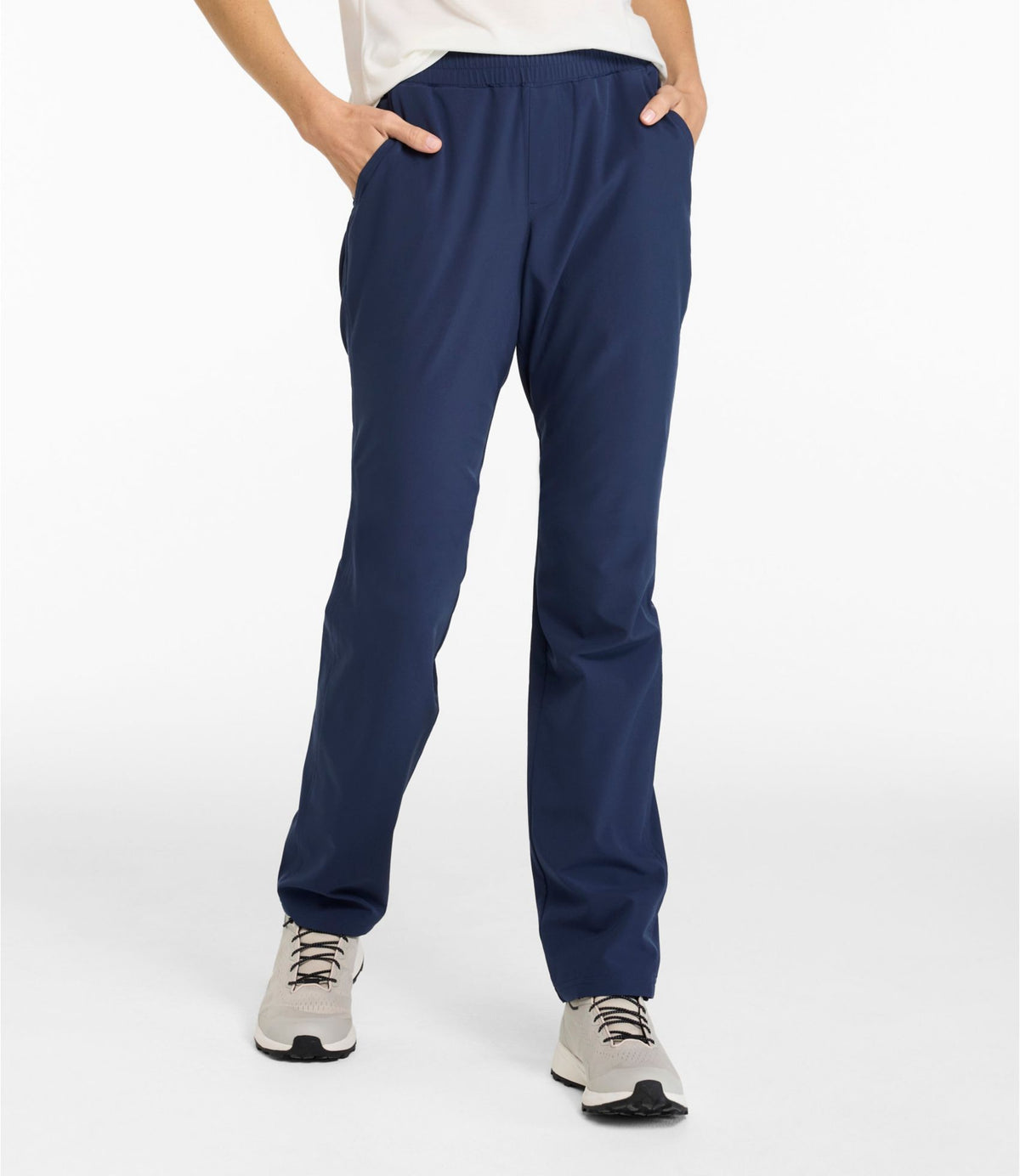 L.L.Bean Women's VentureStretch Straight Leg Pants Classic Navy