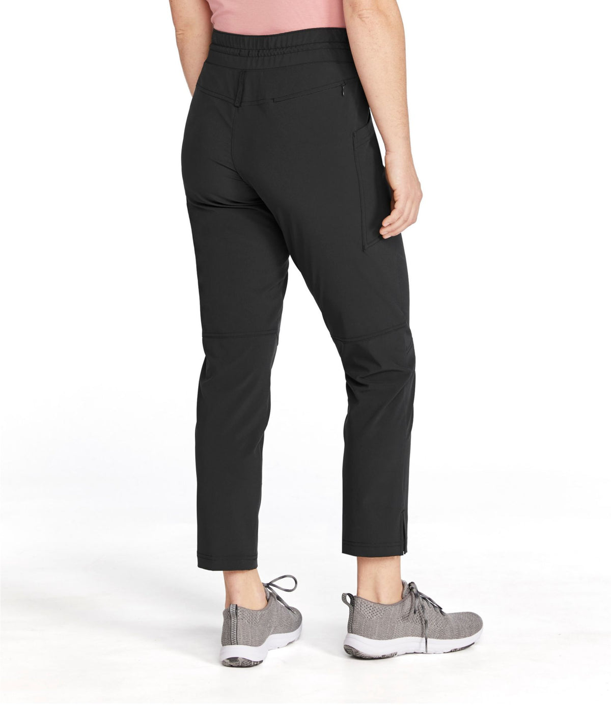 L.L.Bean Women's VentureStretch Woven Ankle Pants Dark Taupe