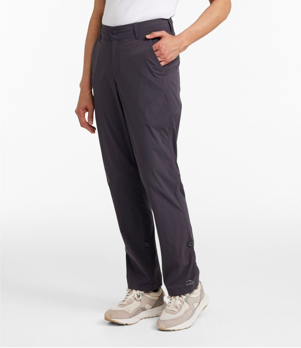 L.L.Bean Women's Access Trail Pants, Straight-Leg Carbon Navy