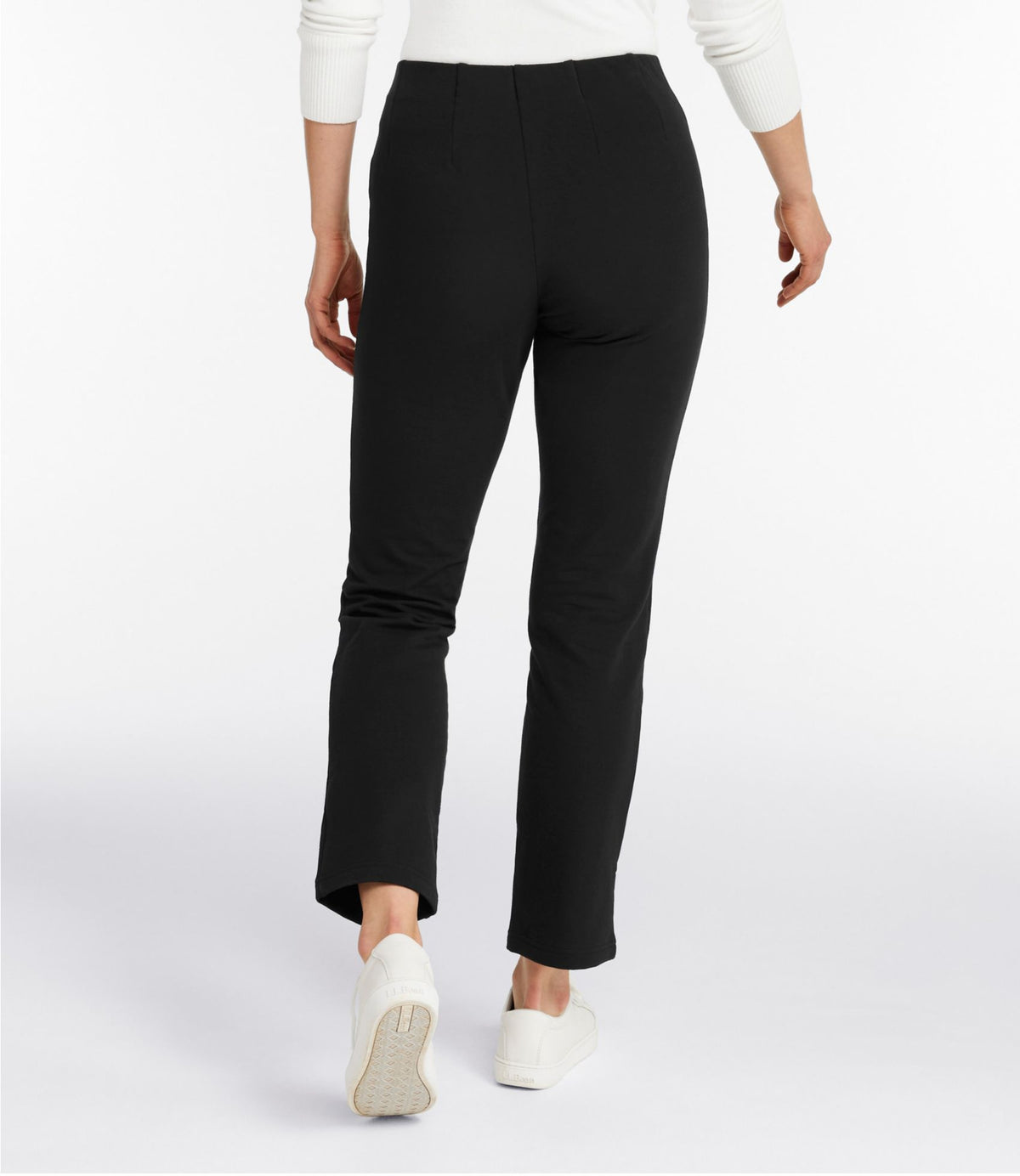 L.L.Bean Women's Perfect Fit Pants, Fleece-Backed Slim-Leg Classic Navy
