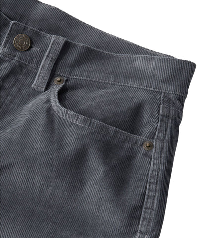 L.L.Bean Women's BeanFlex Five-Pocket Corduroy Pants, Mid-Rise Straight-Leg Dusty Olive