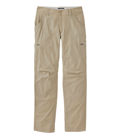 L.L.Bean Women's Vista Trekking Pants, Mid-Rise Straight-Leg Sandstone