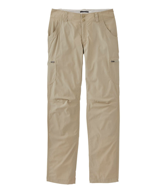 L.L.Bean Women's Vista Trekking Pants, Mid-Rise Straight-Leg Sandstone