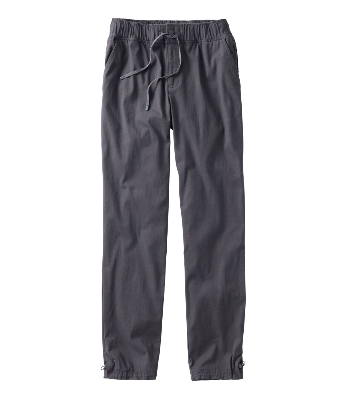 L.L.Bean Women's Explorer Ripstop Pants, Straight-Leg Alloy Gray