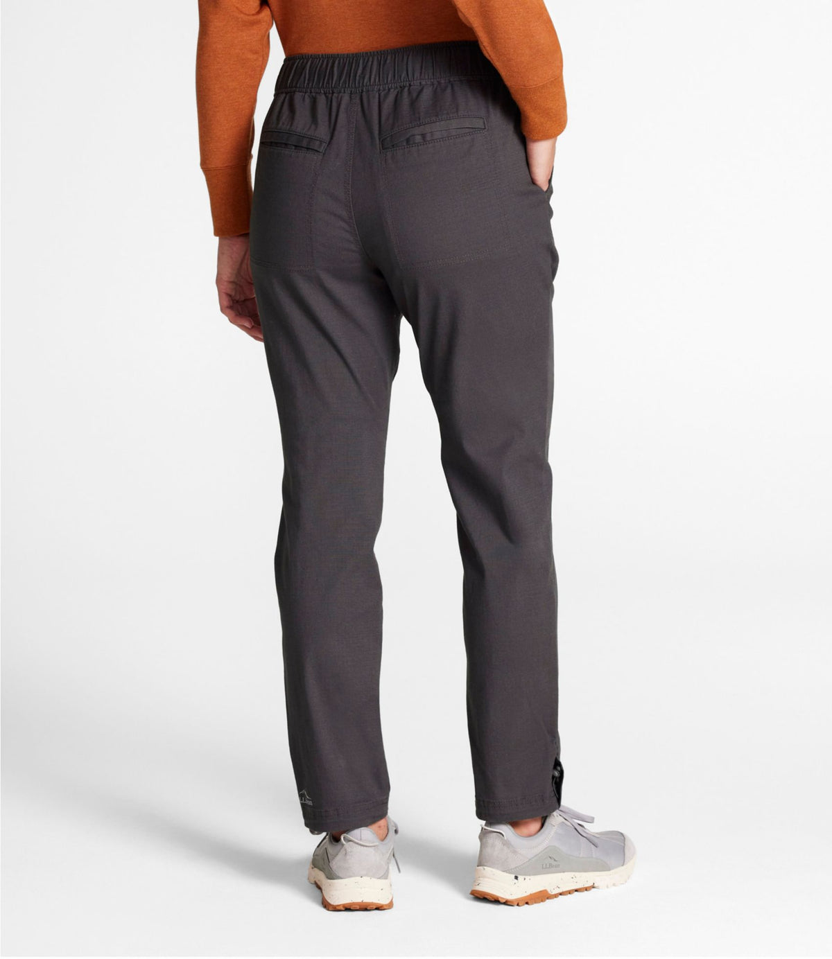 L.L.Bean Women's Explorer Ripstop Pants, Straight-Leg Alloy Gray