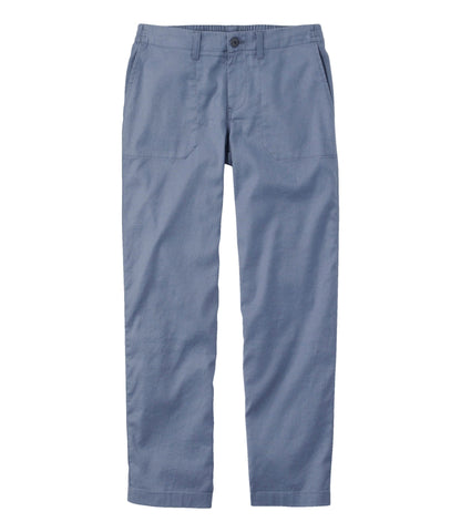 L.L.Bean Women's Comfort Stretch Cotton/Linen Pants, High-Rise Ankle
