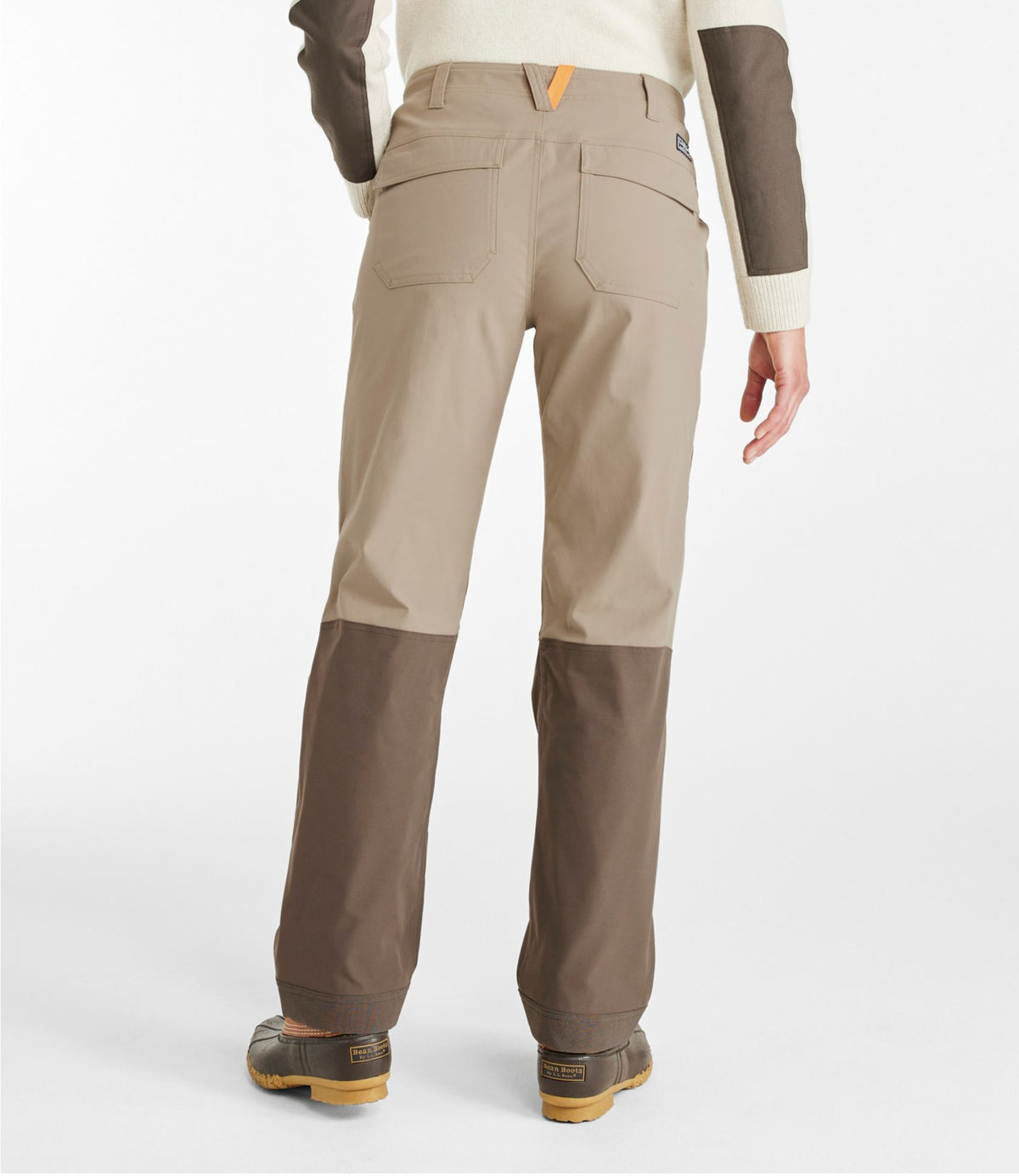 L.L.Bean Women's Upland Pro Hunting Pant, Mid-Rise Ash Bark/Dark Cinder