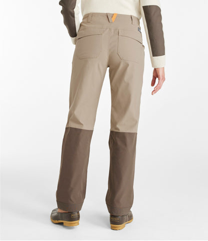 L.L.Bean Women's Upland Pro Hunting Pant, Mid-Rise Ash Bark/Dark Cinder