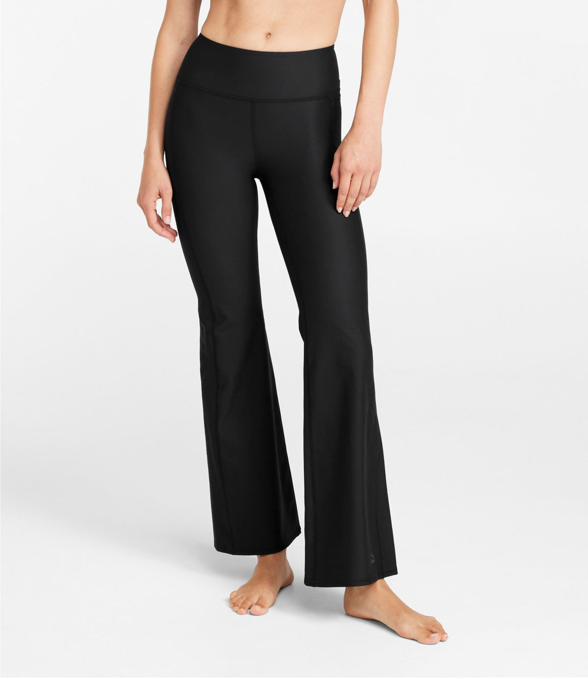 L.L.Bean Women's L.L.Bean Everyday Performance Leggings, High-Rise Flare Iron Blue