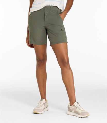 L.L.Bean Women's Multisport Trail Shorts Alloy Gray