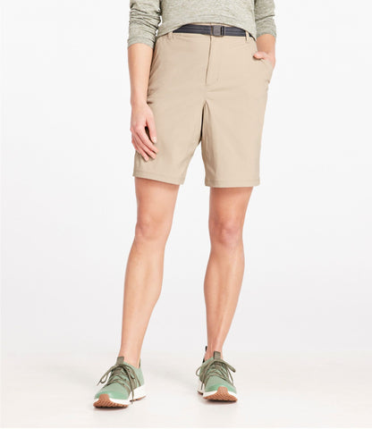 L.L.Bean Women's Tropicwear Shorts, Mid-Rise Frost Gray
