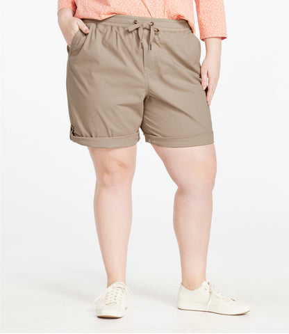 L.L.Bean Women's Stretch Ripstop Pull-on Shorts
