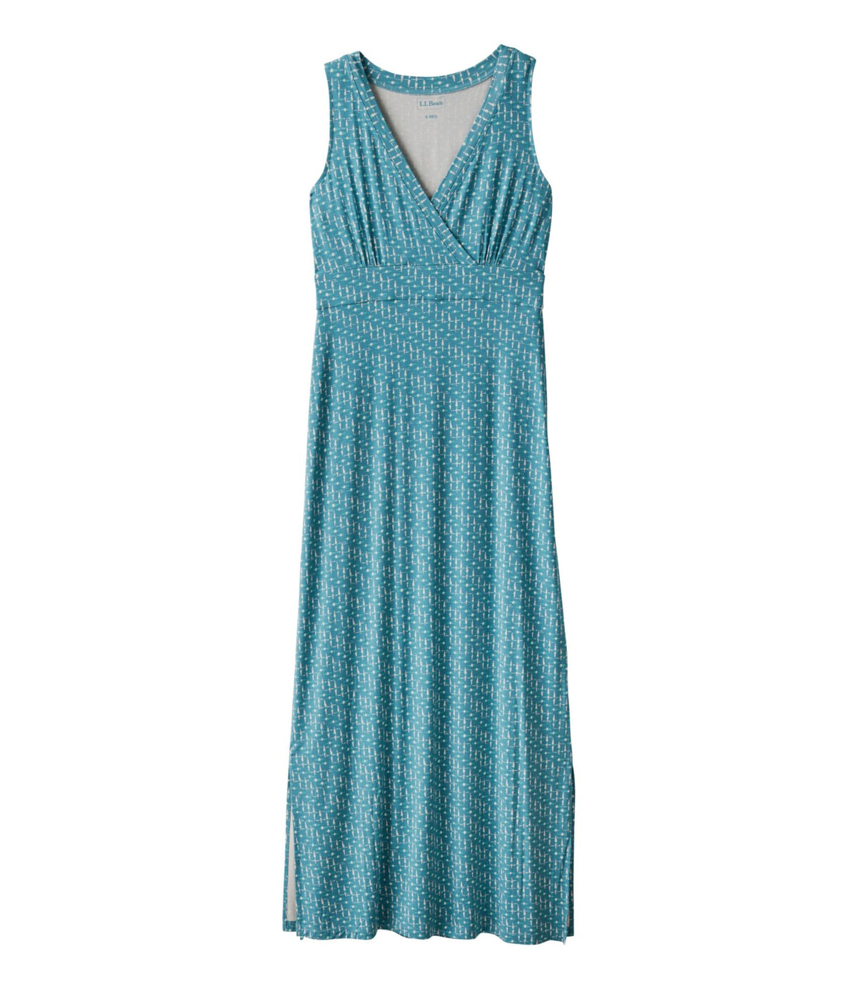L.L.Bean Women's Summer Knit Maxi Dress, Print