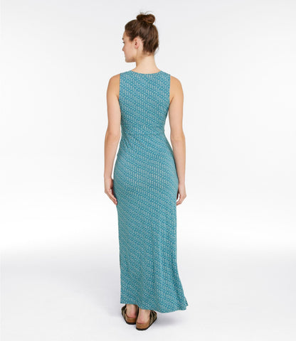 L.L.Bean Women's Summer Knit Maxi Dress, Print
