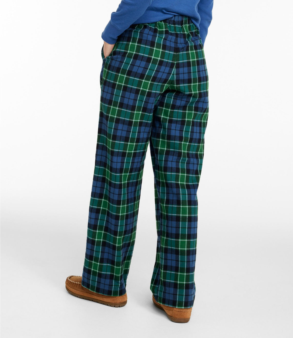 L.L.Bean Women's L.L.Bean Flannel Sleep Pants, Plaid Bordeaux Plaid