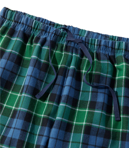 L.L.Bean Women's L.L.Bean Flannel Sleep Pants, Plaid Bordeaux Plaid
