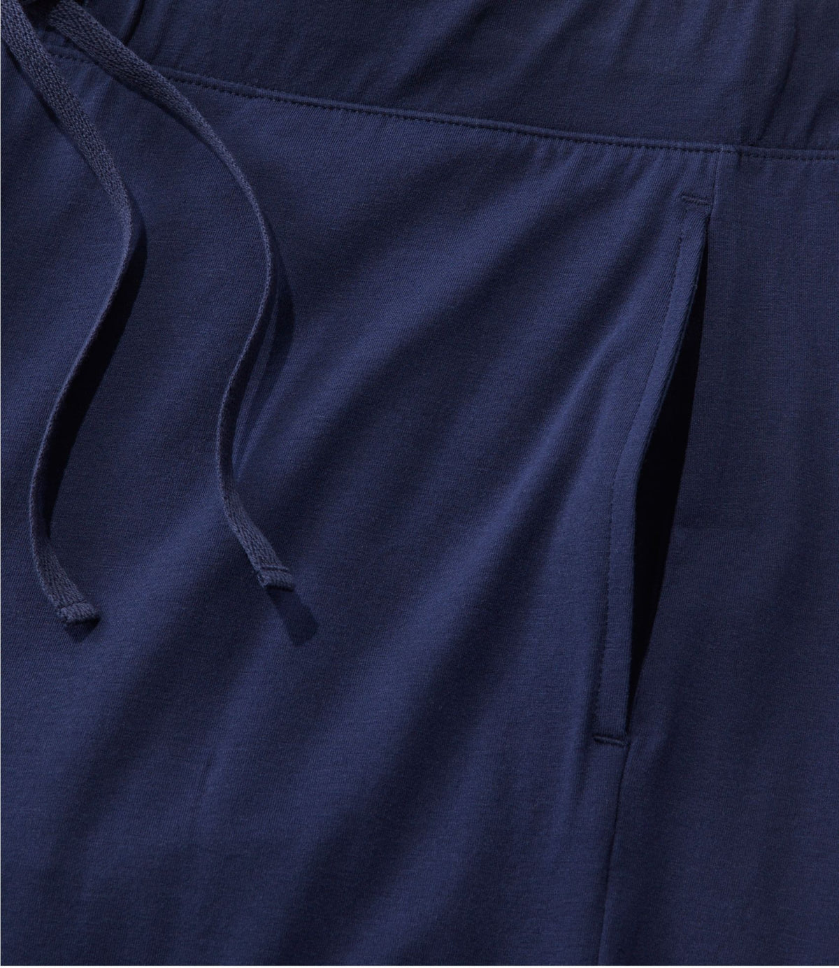 L.L.Bean Women's Super-Soft Shrink-Free Pajama Set, Button-Front Bright Navy