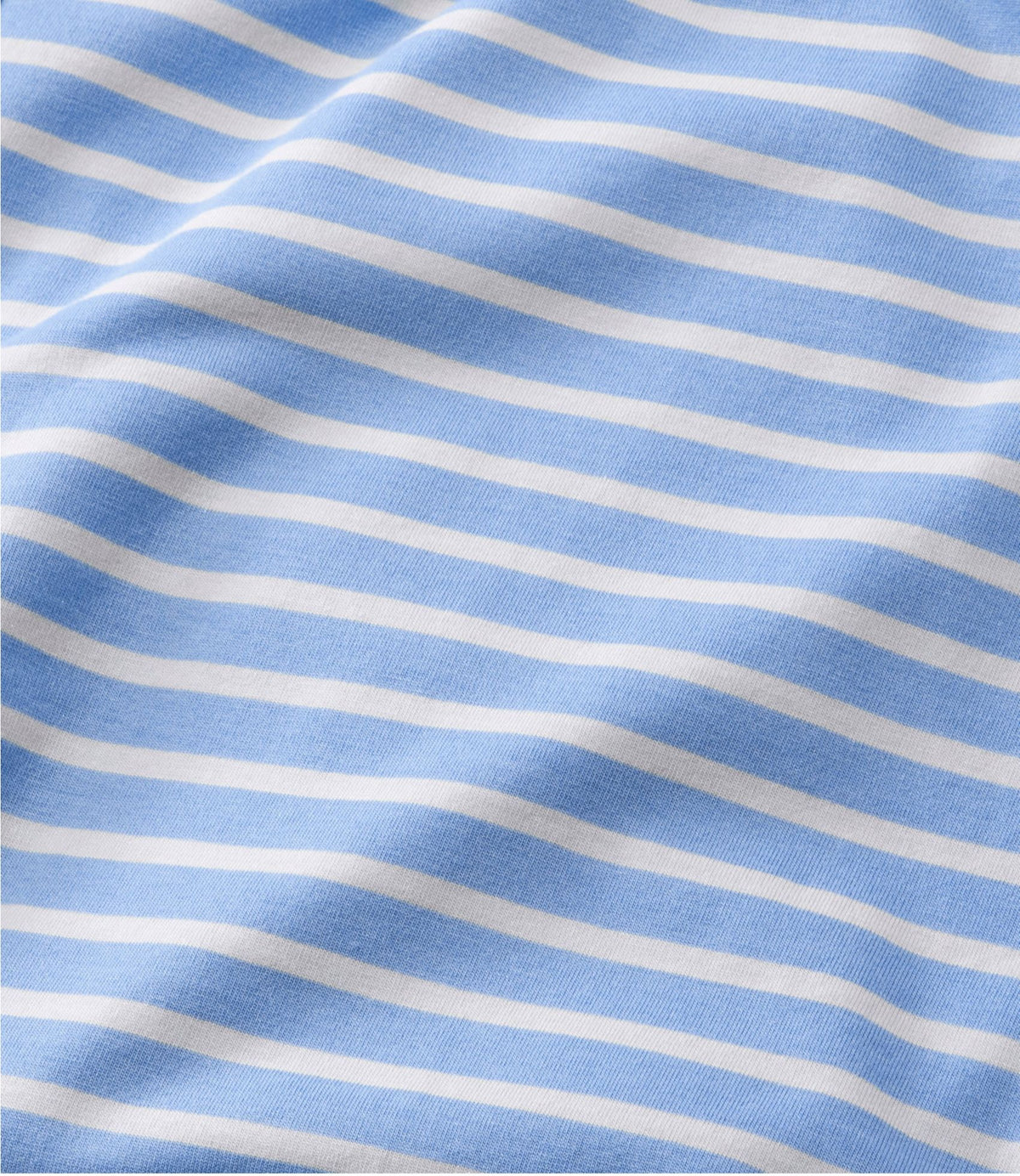 L.L.Bean Women's Super-Soft Shrink-Free Button Front Pajama Set, Stripe Classic Navy/Cream Stripe