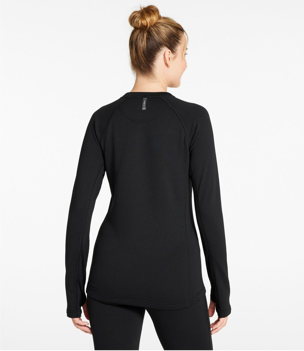 L.L.Bean Women's L.L.Bean Heavyweight Base Layer Crew Top Pinewood Green