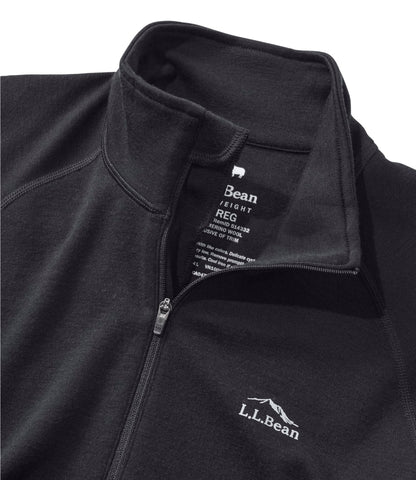L.L.Bean Women's Cresta Midweight 250 T-Zip Top Iced Orchid