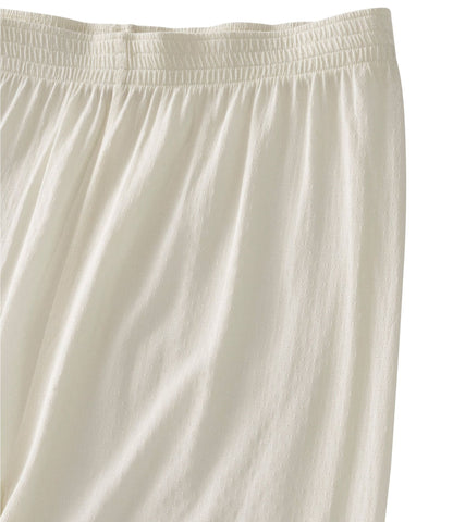 L.L.Bean Women's Silk Pointelle, Pants Cream