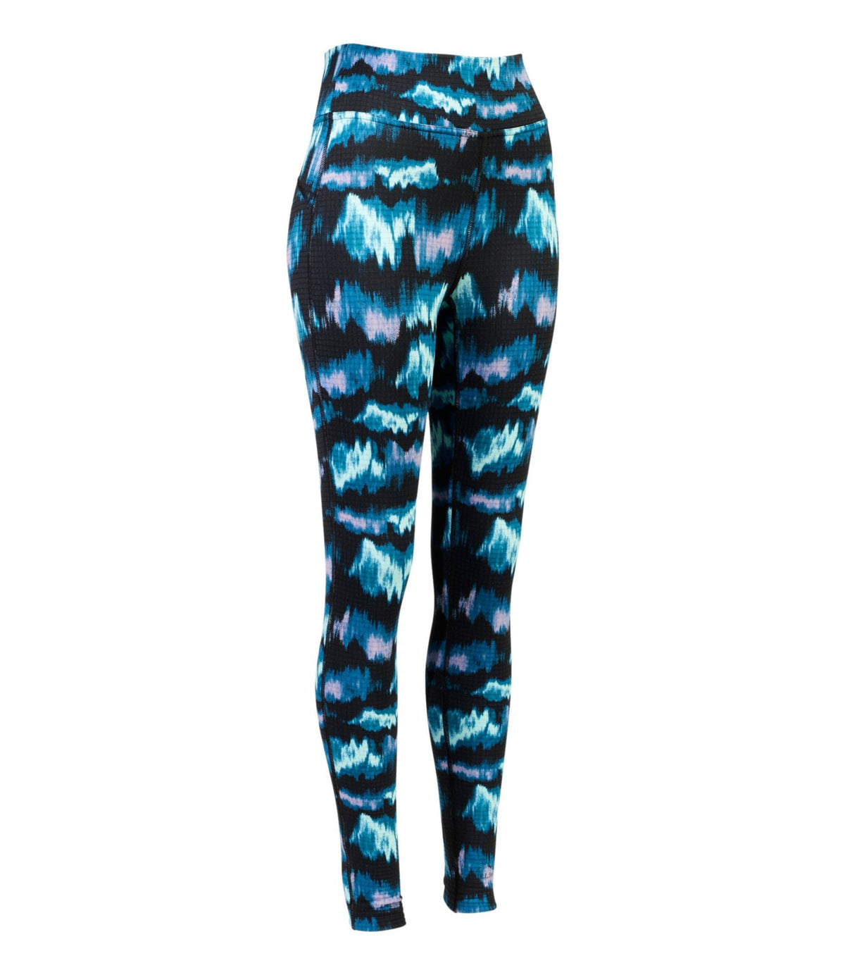 L.L.Bean Women's L.L.Bean Heayweight Base Layer Pant, Print Aurora Print