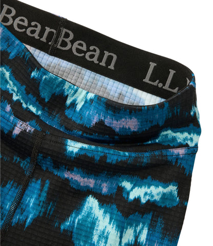 L.L.Bean Women's L.L.Bean Heayweight Base Layer Pant, Print Aurora Print