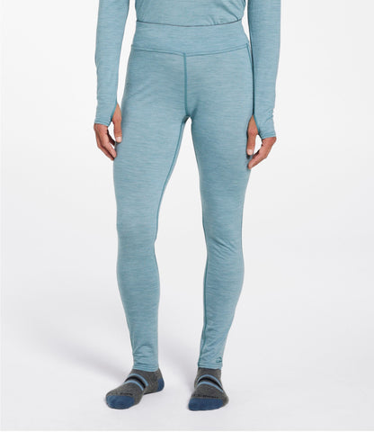 L.L.Bean Women's Cresta Ultralight 150 Pants, High-Rise Slim-Leg Stripe Ocean Waves/Storm Teal