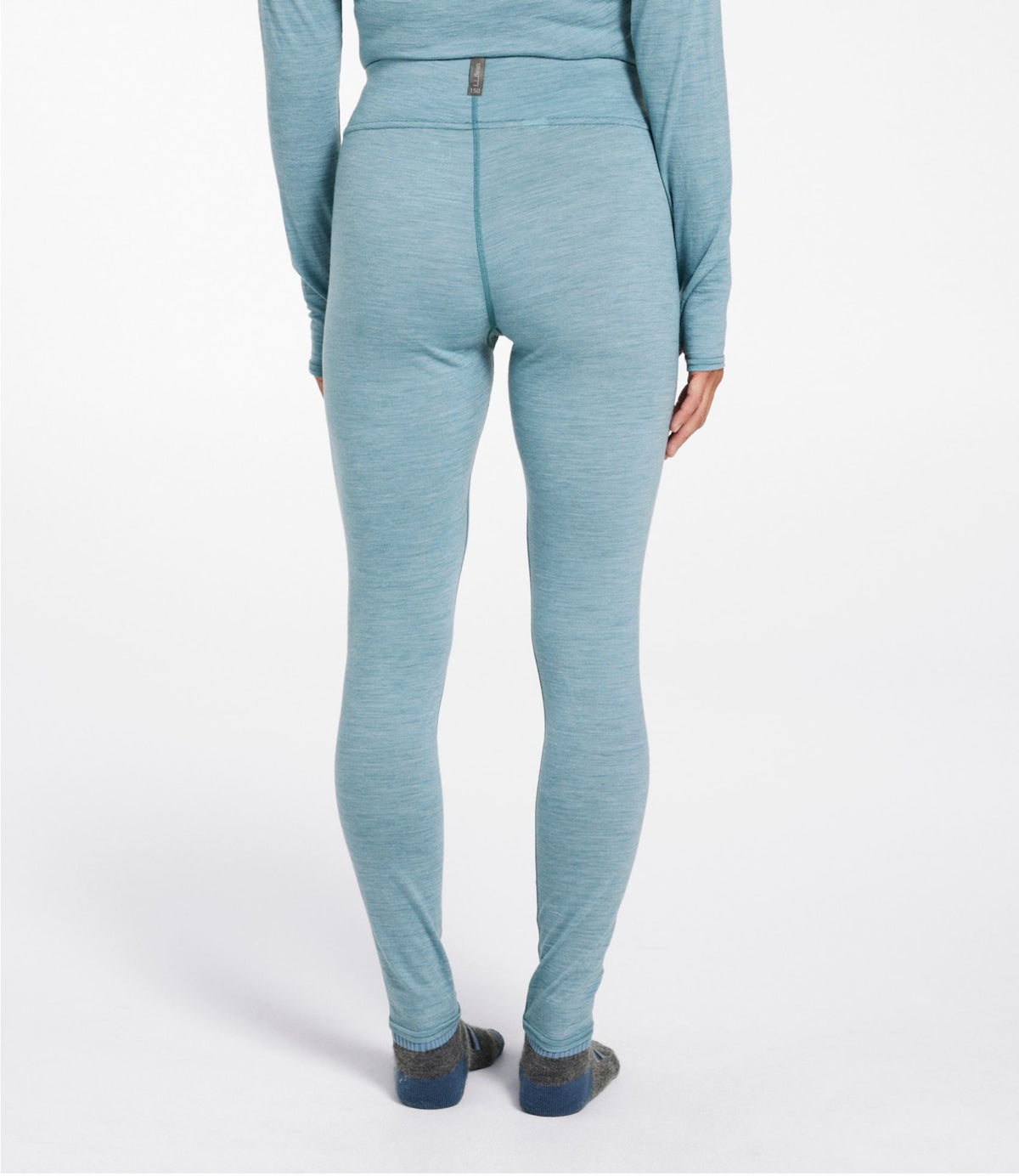 L.L.Bean Women's Cresta Ultralight 150 Pants, High-Rise Slim-Leg Stripe Ocean Waves/Storm Teal
