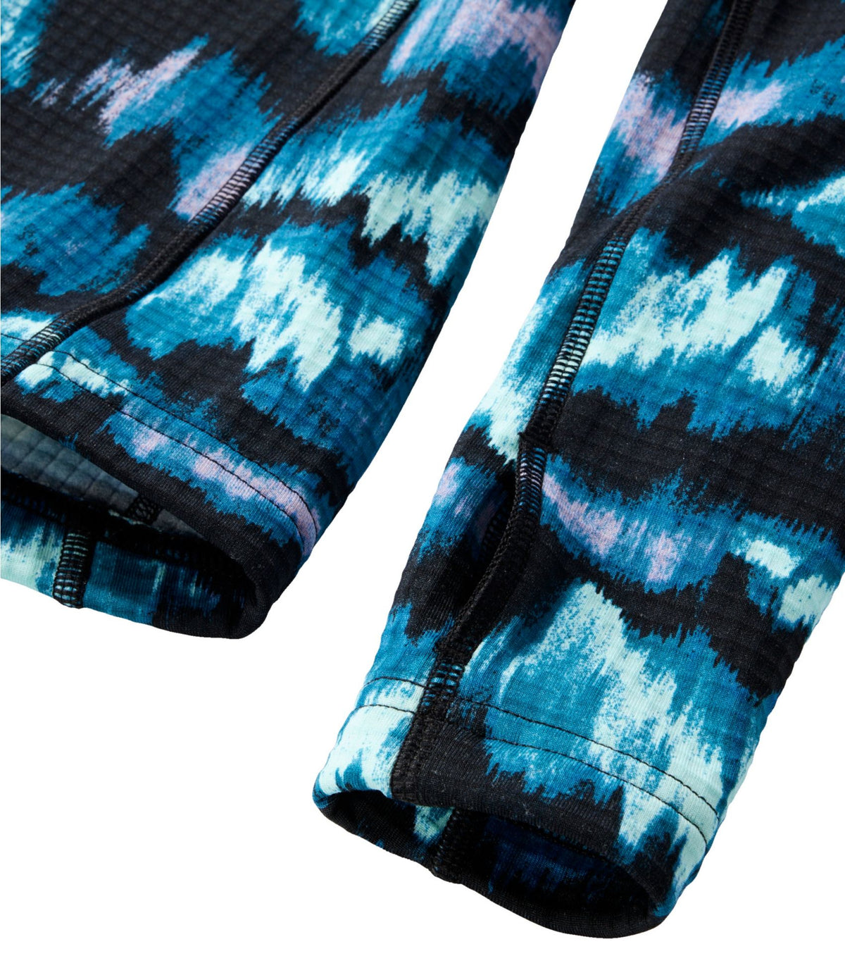 L.L.Bean Women's L.L.Bean Heavyweight Base Layer Crew Top, Print Aurora Print