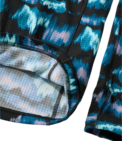 L.L.Bean Women's L.L.Bean Heavyweight Base Layer Crew Top, Print Aurora Print
