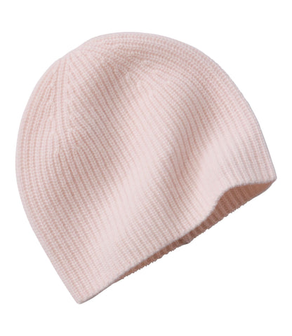 L.L.Bean Adults' Classic Cashmere Beanie Cream Pink