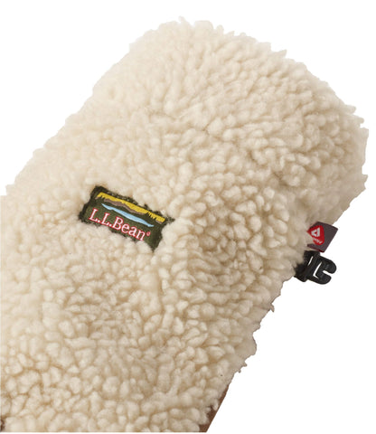 L.L.Bean Adults' Mountain Pile Fleece Gloves Natural